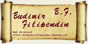 Budimir Filipendin vizit kartica